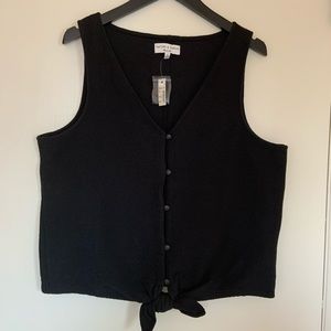 NWT Madewell Texture & Thread Tie Tank